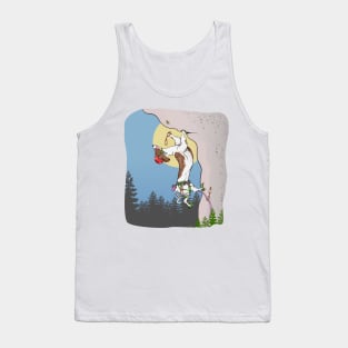 Dashund rock climbing Tank Top